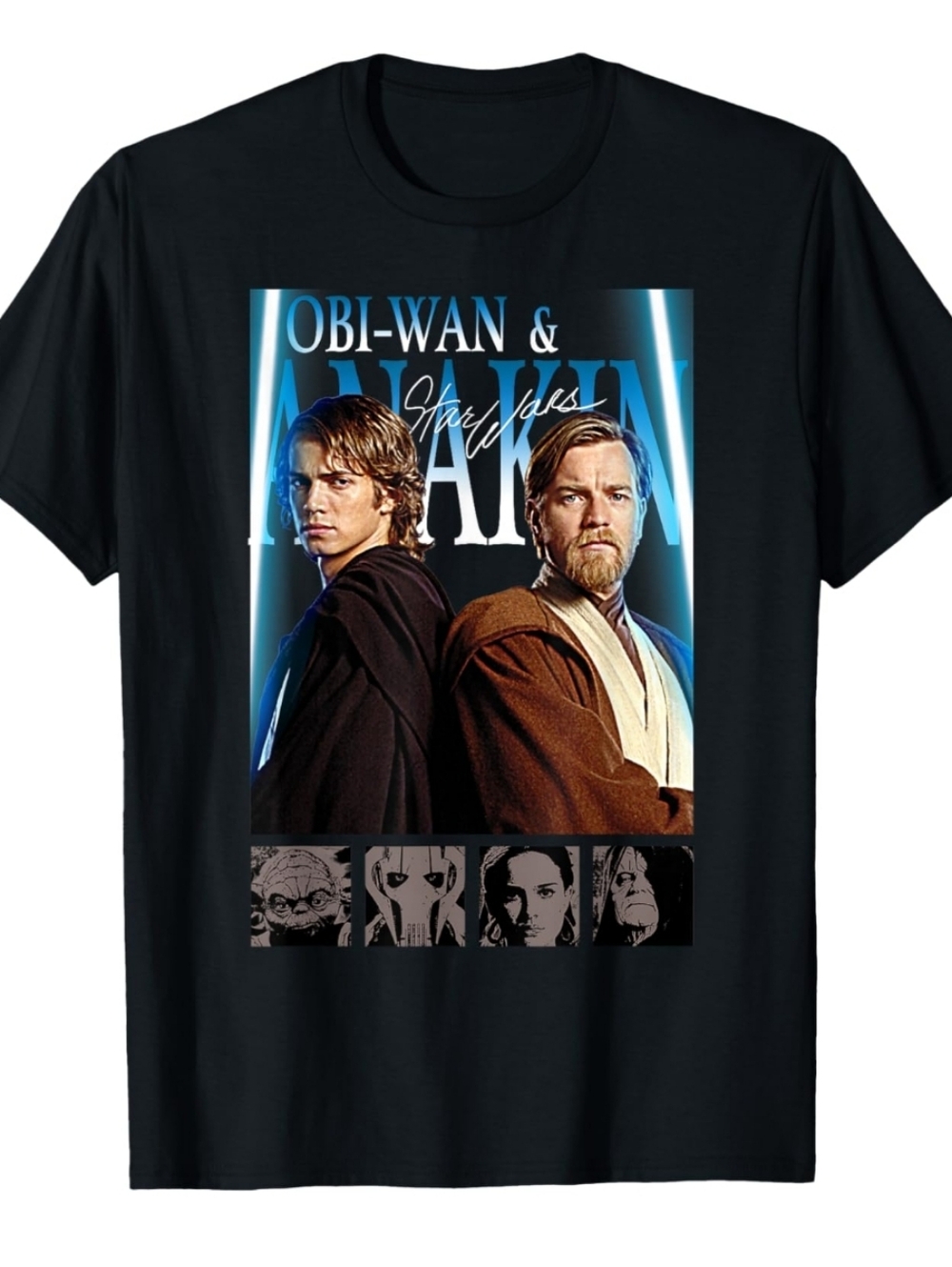 Star Wars Obi Wan & Anakin Graphic T-Shirt